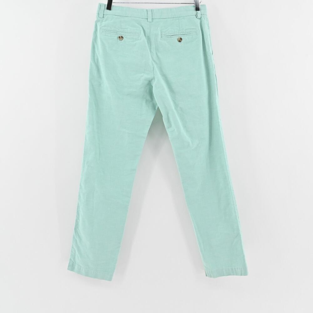 VINEYARD VINES Pants Mens Sz 30x32 Cotton Slim Taper Leg Teal Blue Casual Preppy - Picture 4 of 12